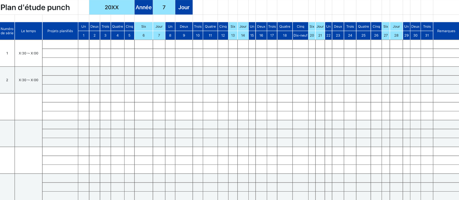 Programme d'apprentissage universel
